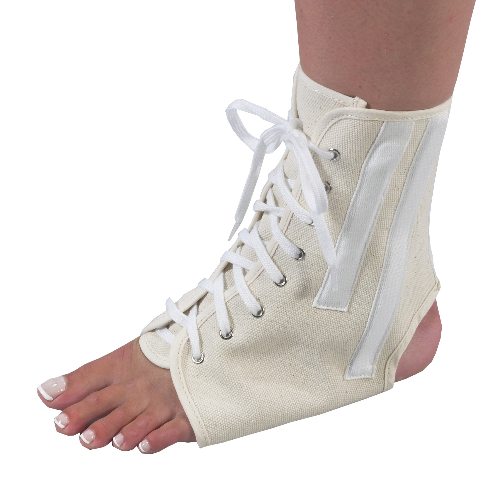 Canvas Ankle Brace with Laces BiltRite Mastex Health